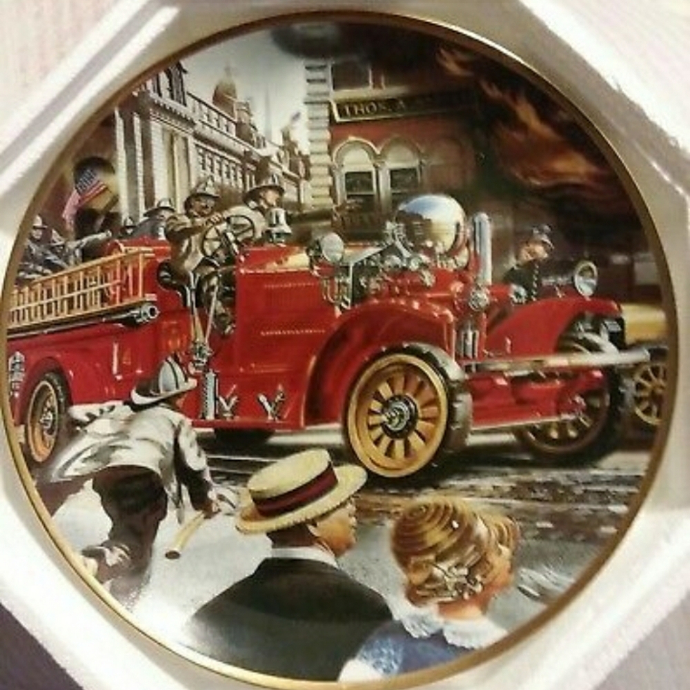 Ahrens - Fox  Franklin Mint collector plate